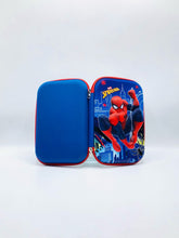 3D Spider-Man Blue Pencil Case – Boys' Hard Shell Stationery Box